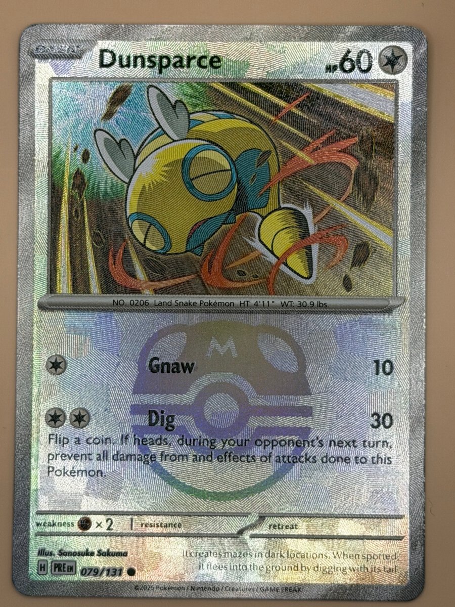 079/131 Dunsparce - Masterball Pattern - Prismatic Evolutions by Poké Zen DXB on MYNTED