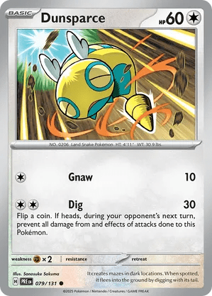 079/131 Dunsparce - Prismatic Evolutions by Poké Zen DXB on MYNTED