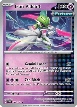 079/162 Iron Valiant - Temporal Forces by Poké Zen DXB on MYNTED