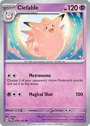 079/167 Clefable Reverse Holofoil · Twilight Masquerade (TWM) by PokeMarsi on MYNTED