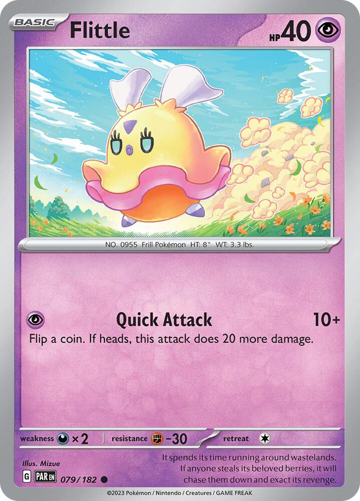 079/182 Flittle Reverse Holo · Paradox Rift (PAR) by PokeMarsi on MYNTED