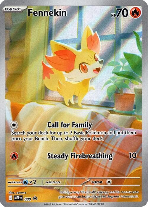 Fennekin - 080 -  (Sealed) ME: Mega Evolution Promo (MEP)