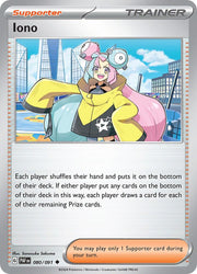 080/091 Iono Trainer Supporter Normal · Paldean Fates (PAF) by PokeMarsi on MYNTED