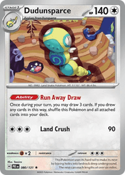 080/131 Dudunsparce - Prismatic Evolutions by Poké Zen DXB on MYNTED