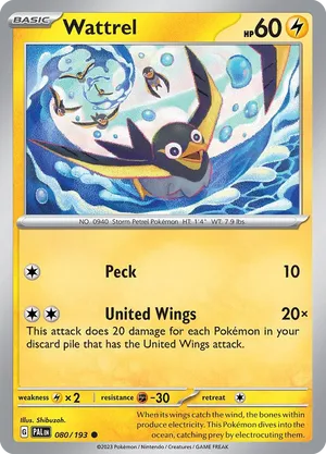080/193 Wattrel - Paldea Evolved by Poké Zen DXB on MYNTED