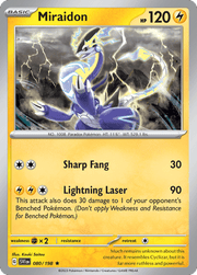 080/198 Miraidon - Scarlet & Violet by Poké Zen DXB on MYNTED