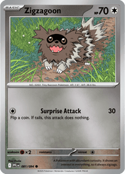 081/094 Zigzagoon - Reverse Holo - Phantasmal Flames by Poké Zen DXB on MYNTED