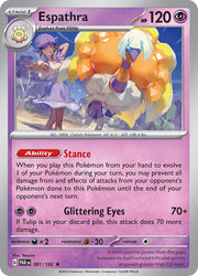 081/182 Espathra Normal · Paradox Rift (PAR) by PokeMarsi on MYNTED