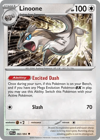 082/094 Linoone - Phantasmal Flames by Poké Zen DXB on MYNTED