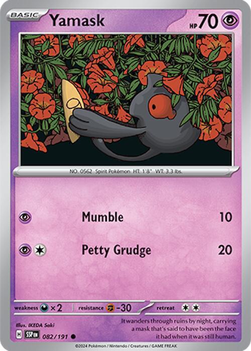 082/191 Yamask Normal · Surging Sparks (SSP) by PokeMarsi on MYNTED