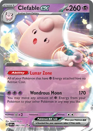 082/197 Clefable ex - Obsidian Flames by Poké Zen DXB on MYNTED