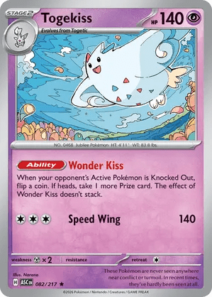 082/217 Togekiss - Ascended Heroes by Poké Zen DXB on MYNTED