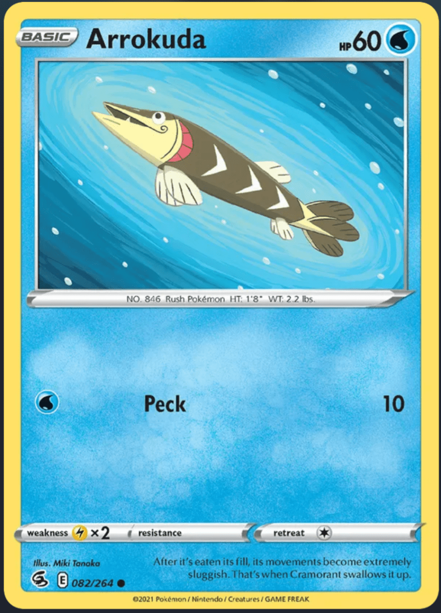 082/264 Arrokuda - Fusion Strike by Poké Zen DXB on MYNTED