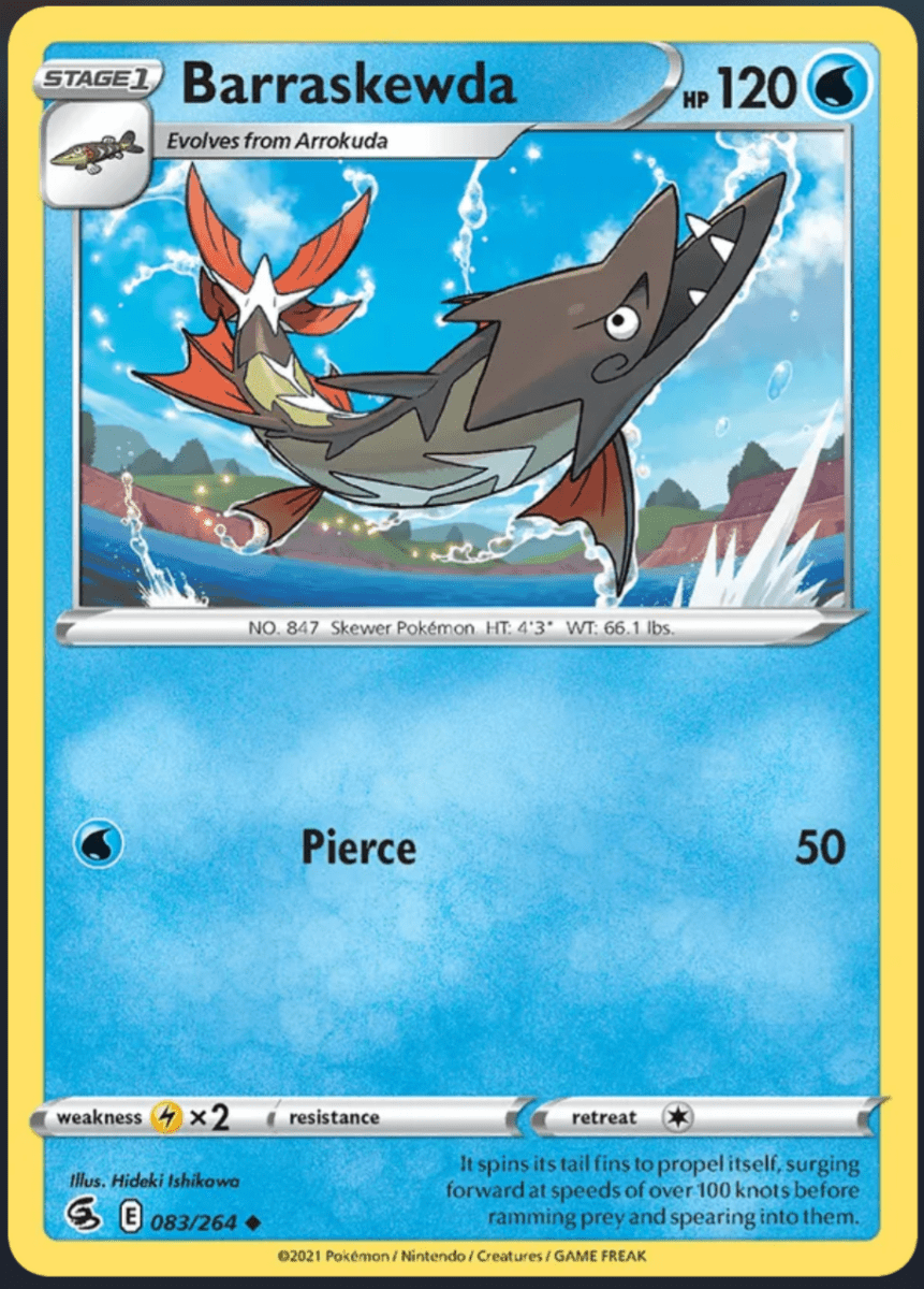 083/264 Barraskweda - Fusion Strike by Poké Zen DXB on MYNTED