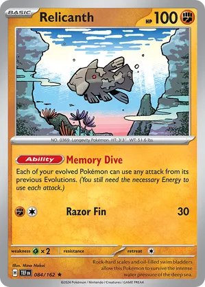 084/162 Relicanth - Temporal Forces by Poké Zen DXB on MYNTED