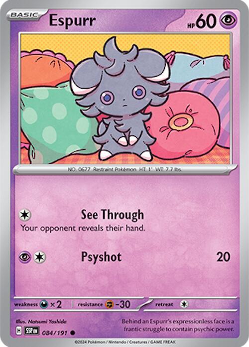 084/191 Espurr Normal · Surging Sparks (SSP) by PokeMarsi on MYNTED