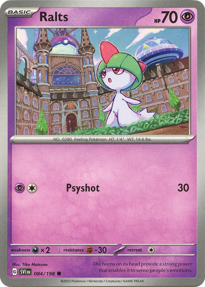 084/198 Ralts Normal · Scarlet & Violet (SVI) by PokeMarsi on MYNTED