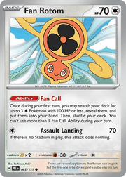 085/131 Fan Rotom - Reverse Holo - Prismatic Evolutions by Poké Zen DXB on MYNTED