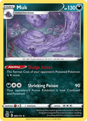 085/172 Muk - Brilliant Stars by Poké Zen DXB on MYNTED