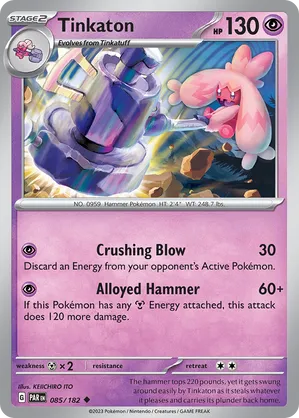 085/182 Tinkaton - Paradox Rift by Poké Zen DXB on MYNTED