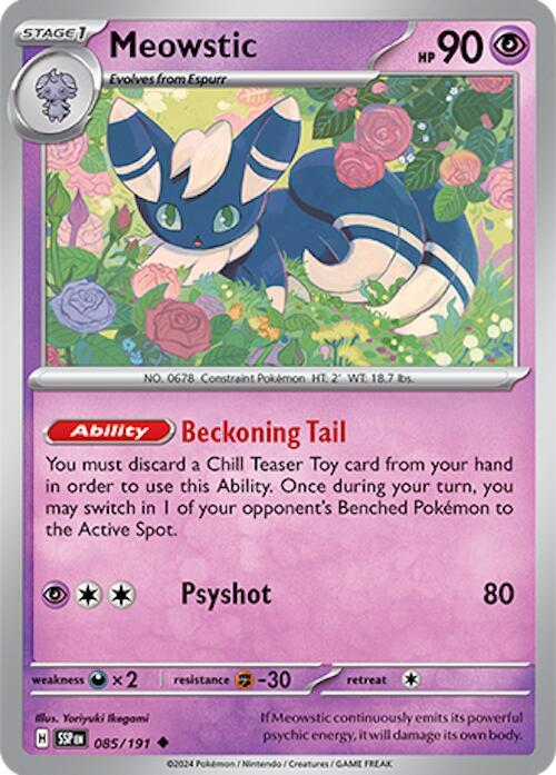 085/191 Meowstic Normal · Surging Sparks (SSP) by PokeMarsi on MYNTED