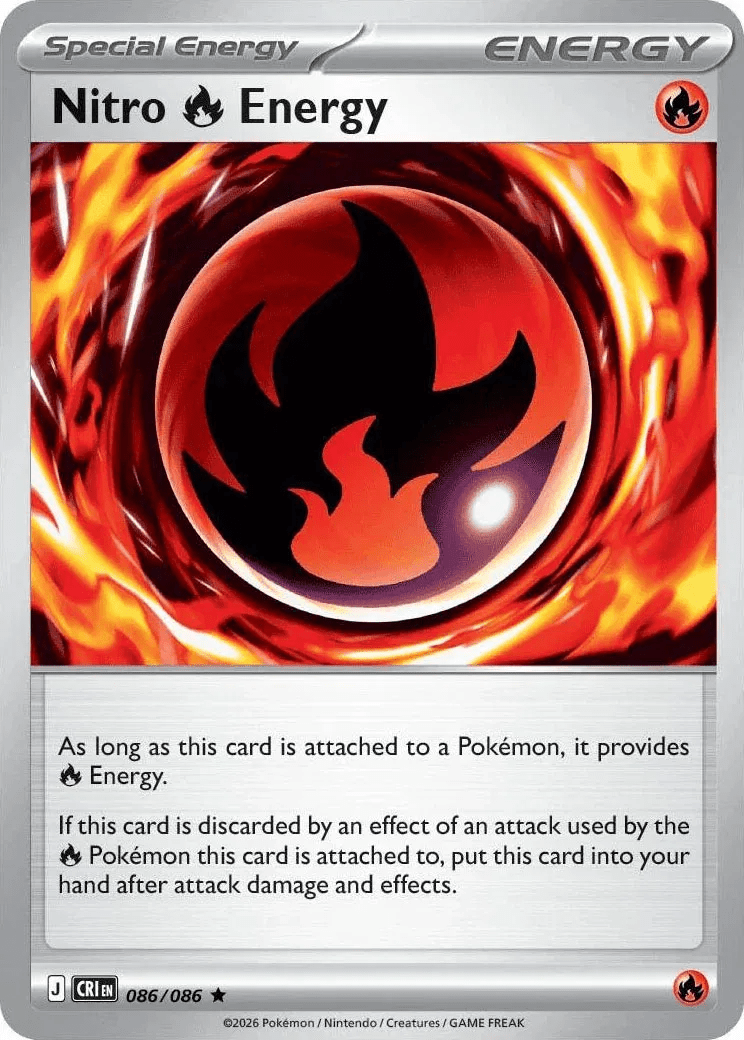 086/086 Nitro Fire Energy - Chaos Rising by Poké Zen DXB on MYNTED