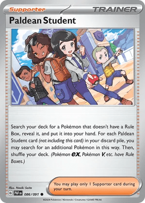 086/091 Paldean Student - Paldean Fates by Poké Zen DXB on MYNTED