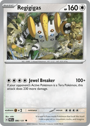 086/131 Regigigas - Prismatic Evolutions by Poké Zen DXB on MYNTED
