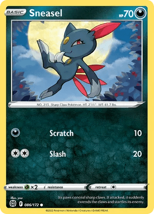 086/172 Sneasel - Brilliant Stars by Poké Zen DXB on MYNTED