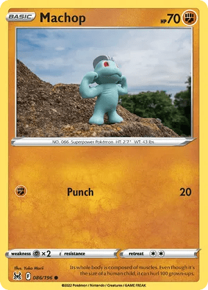 086/196 Machop - Lost Origin by Poké Zen DXB on MYNTED
