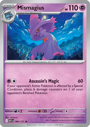 086/217 Mismagius - Ascended Heroes by Poké Zen DXB on MYNTED