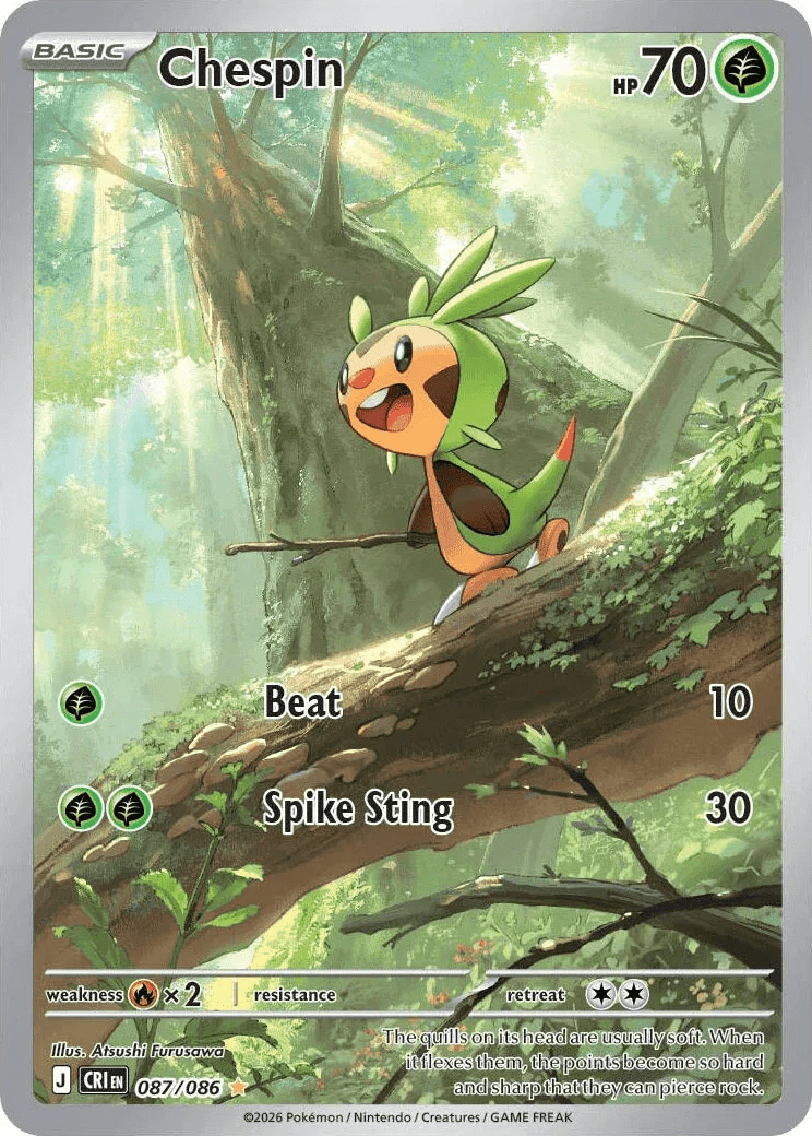 087/086 Chespin - Chaos Rising by Poké Zen DXB on MYNTED