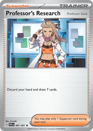 087/091 Professor’s Research - Paldean Fates by Poké Zen DXB on MYNTED