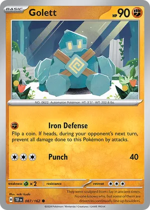 087/162 Golett - Temporal Forces by Poké Zen DXB on MYNTED