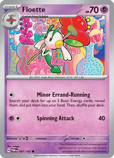 087/167 Floette - Reverse Holo - Twilight Masquerade by Poké Zen DXB on MYNTED