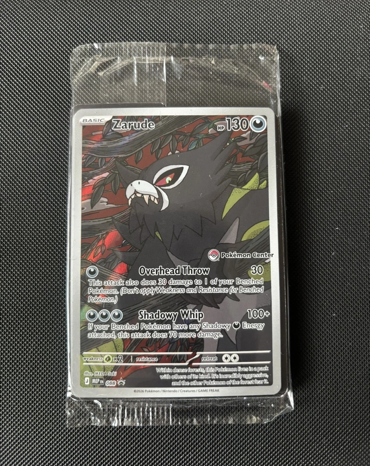 Zarude - 088 (Pokemon Center Exclusive) (SEALED) - ME: Mega Evolution Promo (MEP)