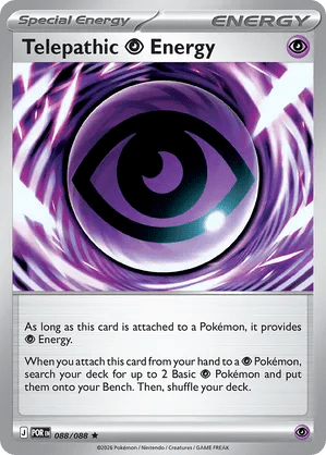 088/088 Telepathic Psychic Energy - Reverse Holo - Perfect Order by Poké Zen DXB on MYNTED