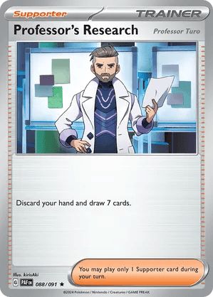 088/091 Professor’s Research - Reverse Holo - Paldean Fates by Poké Zen DXB on MYNTED