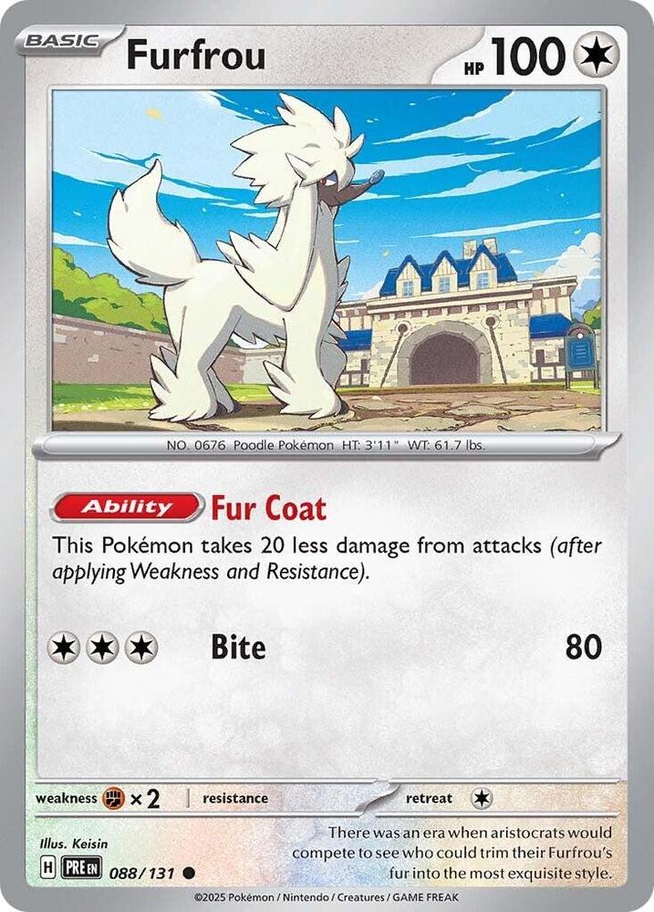088/131 · Furfrou · Normal (PRE) by Dusk TCG on MYNTED
