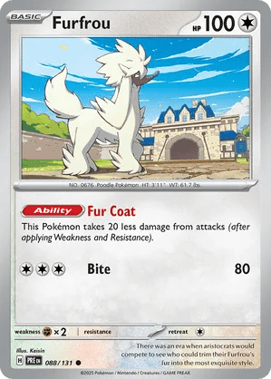 088/131 Furfrou - Prismatic Evolutions by Poké Zen DXB on MYNTED