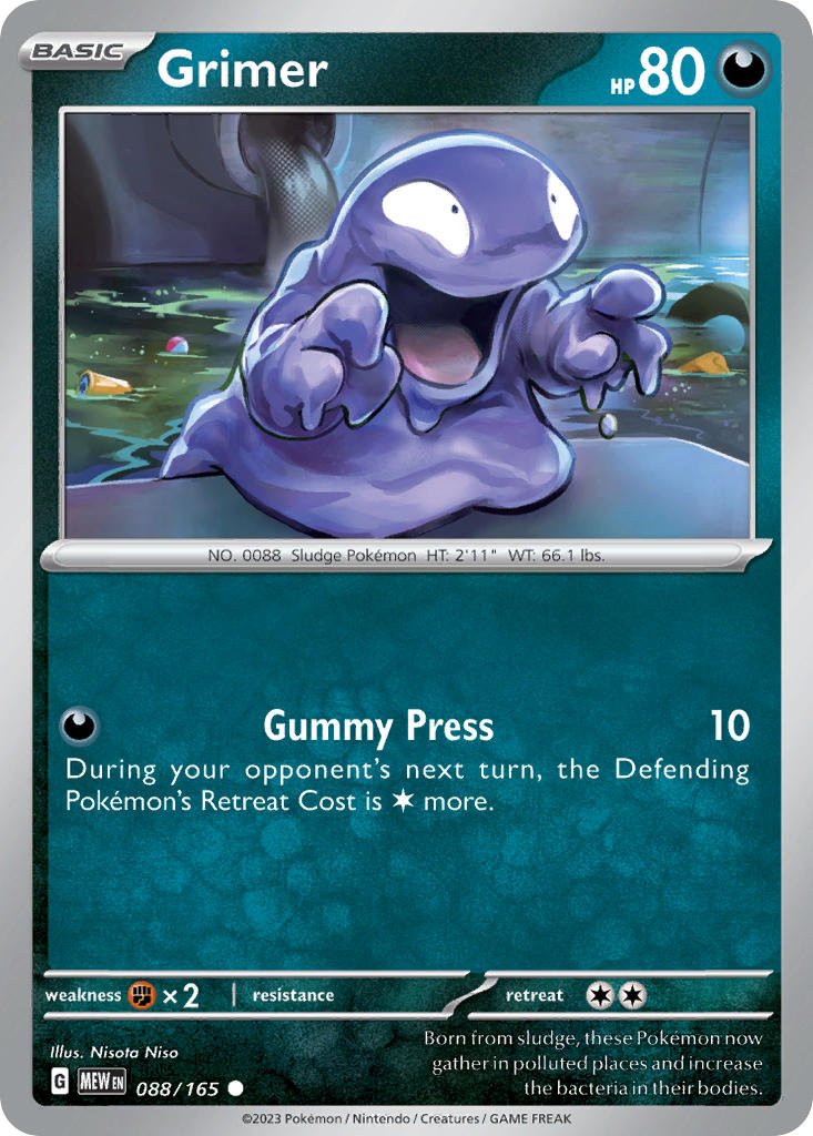 088/165 Grimer - 151 (MEW) by Poké Zen DXB on MYNTED