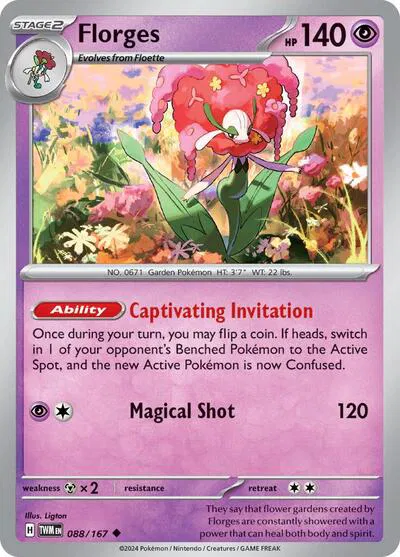088/167 Florges - Twilight Masquerade by Poké Zen DXB on MYNTED