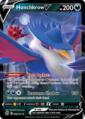 088/172 Honchkrow V - Brilliant Stars by Poké Zen DXB on MYNTED