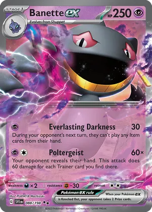 088/198 Banette ex - Scarlet & Violet by Poké Zen DXB on MYNTED