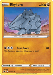 089/196 Rhyhorn - Lost Origin by Poké Zen DXB on MYNTED