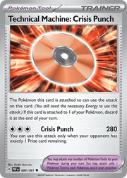 090/091 Technical Machine: Crisis Punch - Paldean Fates by Poké Zen DXB on MYNTED
