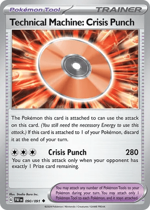 090/091 Technical Machine: Crisis Punch - Paldean Fates by Poké Zen DXB on MYNTED