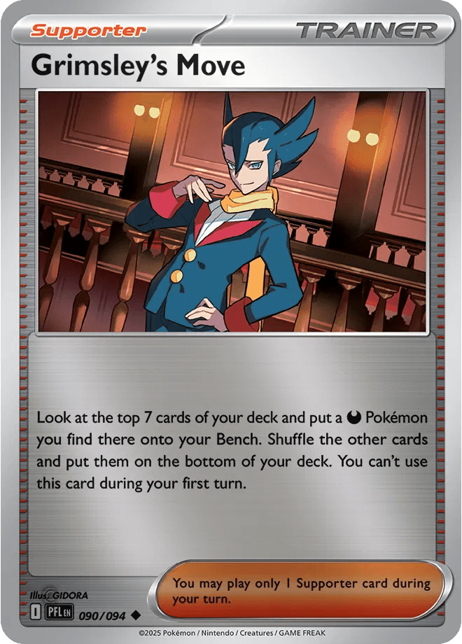 090/094 Grimsley's Move - Reverse Holo - Phantasmal Flames by Poké Zen DXB on MYNTED