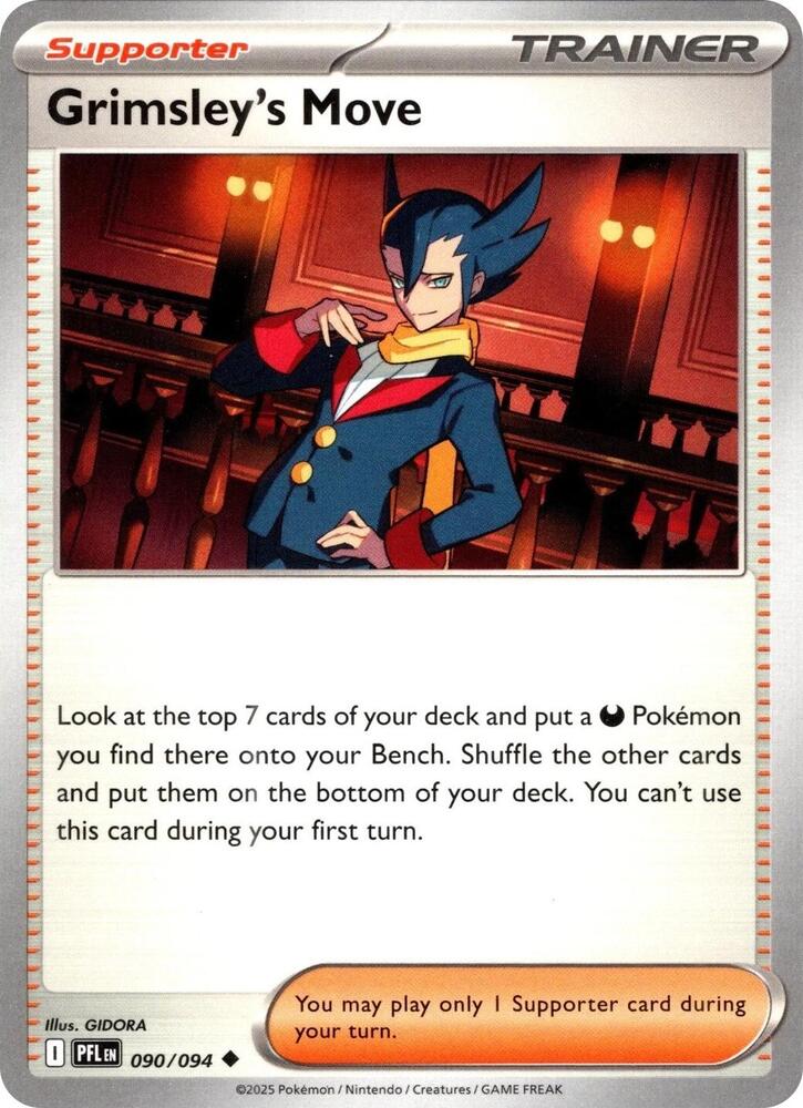 090/094 Grimsley's Move Reverse Holofoil · Phantasmal Flames (PFL) by PokeMarsi on MYNTED