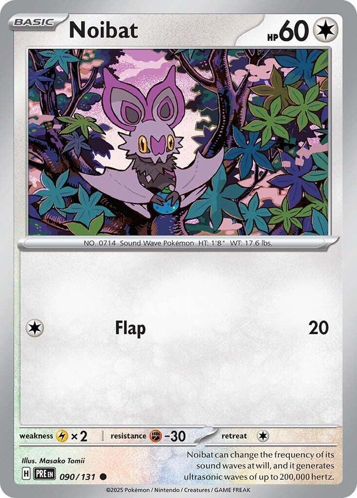 090/131 · Noibat · Normal (PRE) by PokeMarsi on MYNTED